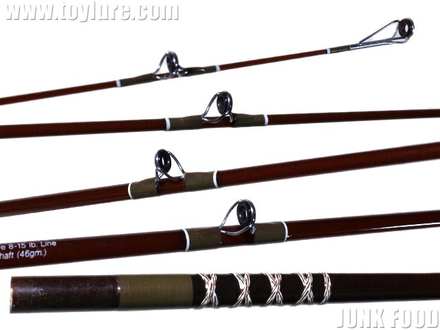 ロッド FENWICK LUNKERSTIK 2060 Fenwick Lunkerstik 2000 Fiberglass Casting Rod. 2060. 6
