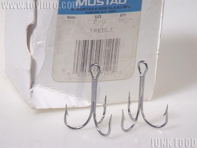 JUNK FOOD item: R-6784 トレブルフック3553 #2/0 50本