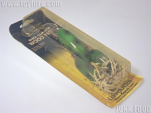 JUNK FOOD item: T-3882 Wood Frog ウッドフロッグ 5インチ
